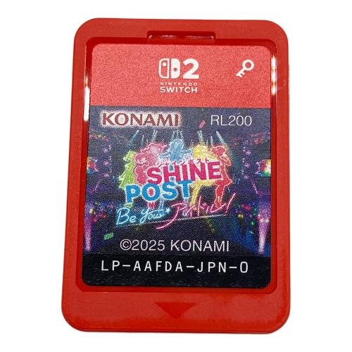 KONAMI コナミ ゲームソフト シャインポスト Be Your アイドル！ AAFDA Nintendo Switch2 経営ＳＬＧ Nintendo Switch2用ソフト CERO B (12歳以上対象)