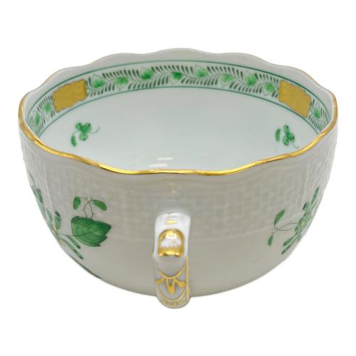 Herend (ヘレンド) カップ アポニーグリーン インドの華