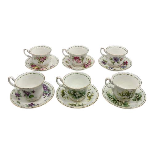 ROYAL ALBERT (ロイヤルアルバート) カップ&ソーサー フラワー・オブ・ザ・マンス