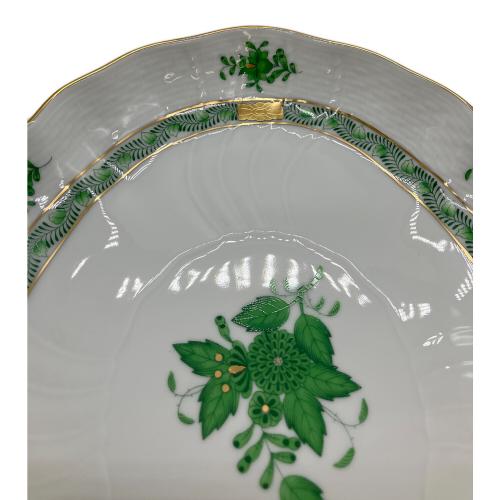 Herend (ヘレンド) オーバルディッシュ アポニーグリーン