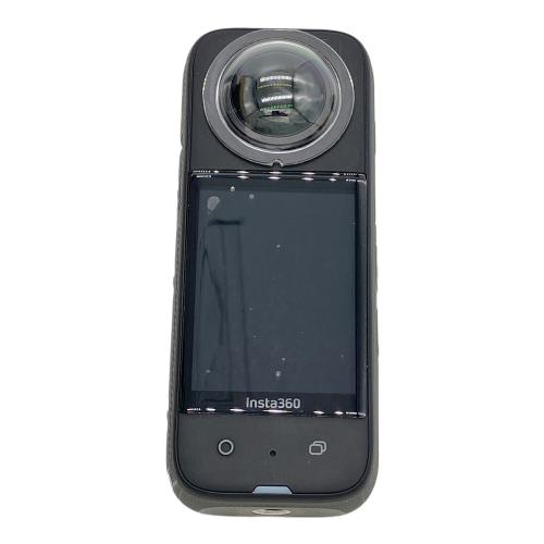 insta360 X3 (インスタサンロクマル) アクションカメラ CINSAAQ/B ＊付属ハンドルベタつき有