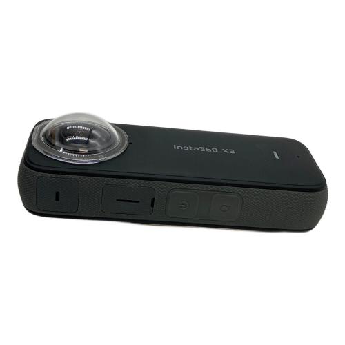 insta360 X3 (インスタサンロクマル) アクションカメラ CINSAAQ/B ＊付属ハンドルベタつき有