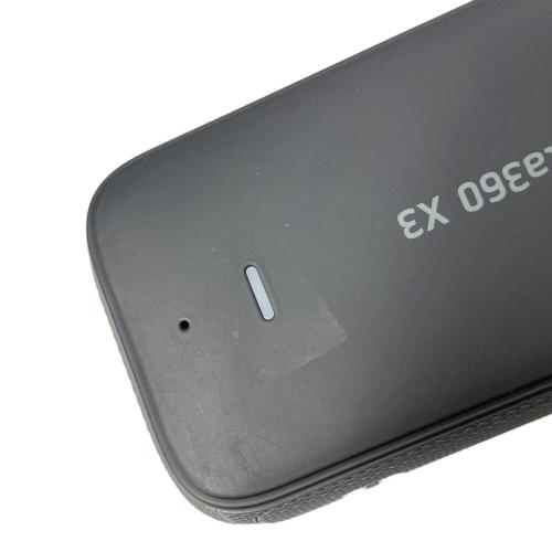 insta360 X3 (インスタサンロクマル) アクションカメラ CINSAAQ/B ＊付属ハンドルベタつき有
