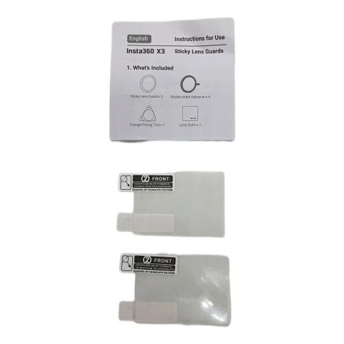 insta360 X3 (インスタサンロクマル) アクションカメラ CINSAAQ/B ＊付属ハンドルベタつき有