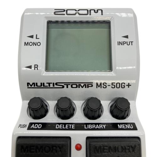 ZOOM (ズーム) エフェクター MS-50G+ ※ACアダプター駆動は【ZOOM AD-16】以外保証不可