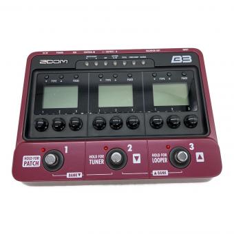 ZOOM (ズーム) エフェクター B3 マニュアル,ACアダプター付