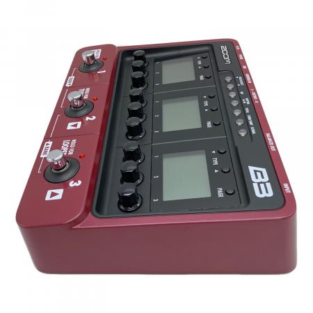 ZOOM (ズーム) エフェクター B3 マニュアル,ACアダプター付