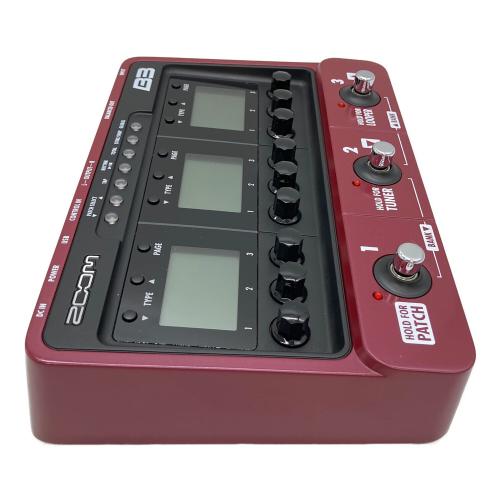ZOOM (ズーム) エフェクター B3 マニュアル,ACアダプター付