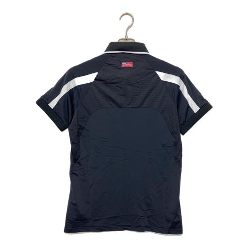 BRIEFING (ブリーフィング) ゴルフウェア(トップス) BRG221M32 メンズ SIZE M ブラック×ホワイト