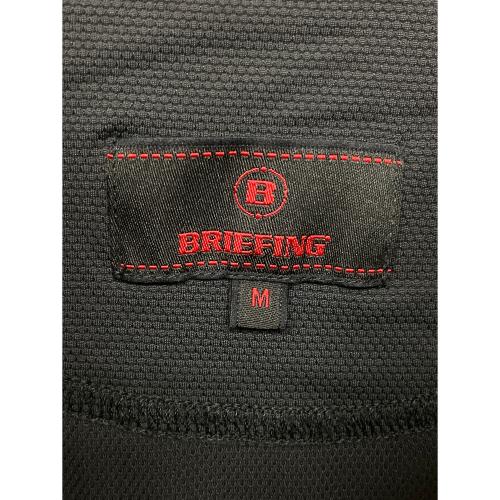 BRIEFING (ブリーフィング) ゴルフウェア(トップス) BRG221M32 メンズ SIZE M ブラック×ホワイト