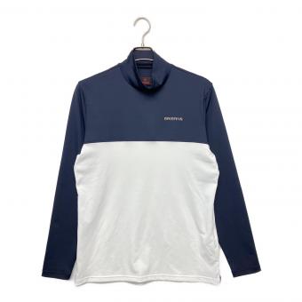 BRIEFING (ブリーフィング) ゴルフウェア(トップス) BRG223M15 メンズ SIZE M ネイビー×ホワイト