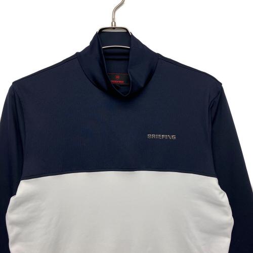 BRIEFING (ブリーフィング) ゴルフウェア(トップス) BRG223M15 メンズ SIZE M ネイビー×ホワイト