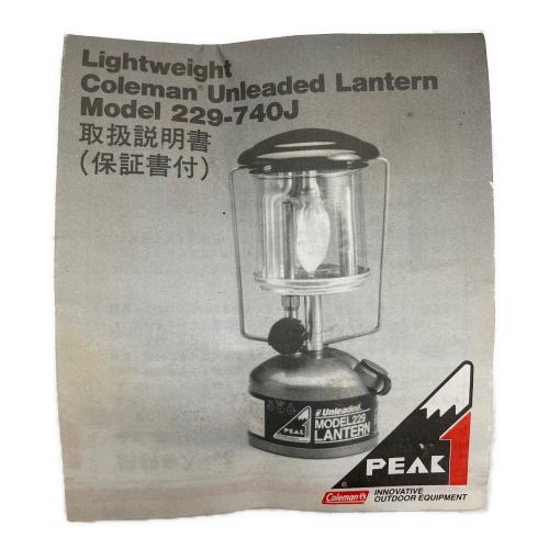 Coleman (コールマン) PEAK1 フェザーランタン ガソリンランタン 229-740J
