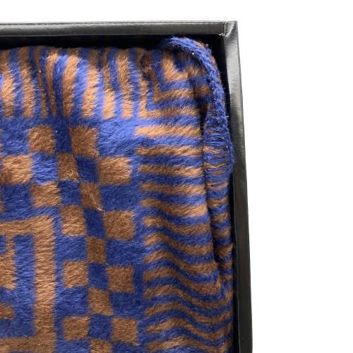 FENDI (フェンディ) シルク毛布 ズッカ柄 シングル(幅140×長さ210cm)