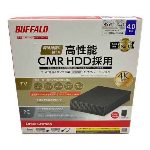 BUFFALO (バッファロー) 外付ケハードディスク HD-EDC4U3-BA