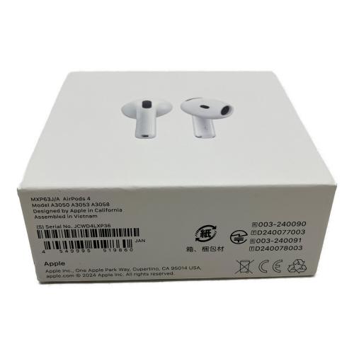 Apple (アップル) AirPods(第4世代) MXP63J/A