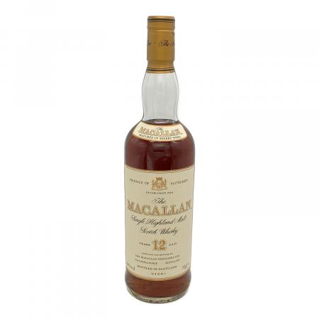 The Macallan 12 Year Old スコッチウイスキー　旧ラベル マッカラン (MACALLAN) スコッチウィスキー THE MACALLAN 12years old
