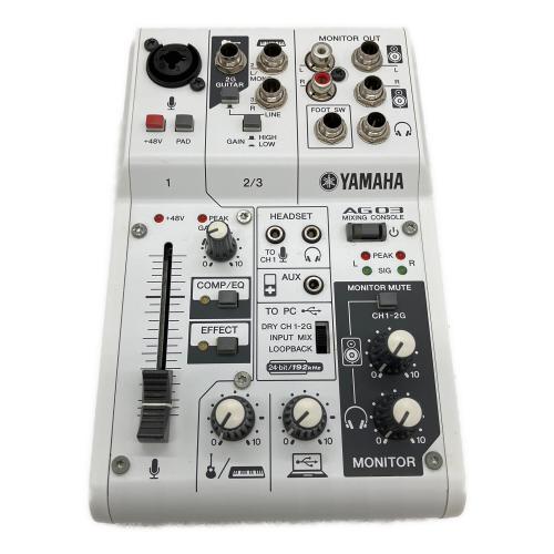 YAMAHA (ヤマハ) ミキサー AG03