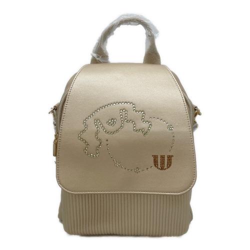 M U SPORTS (エムユースポーツ) デュアルレーザービジュロイヤルハンドバッグ 703U2058 ベージュ
