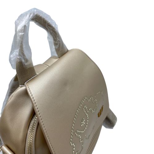 M U SPORTS (エムユースポーツ) デュアルレーザービジュロイヤルハンドバッグ 703U2058 ベージュ