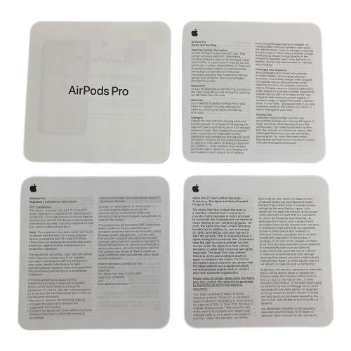 Apple (アップル) AirPods Pro(第1世代) MWP22J/A