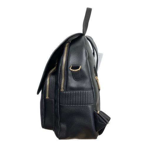 M U SPORTS (エムユースポーツ) デュアルレザービジューロイヤルバックパック 703U2058 ブラック