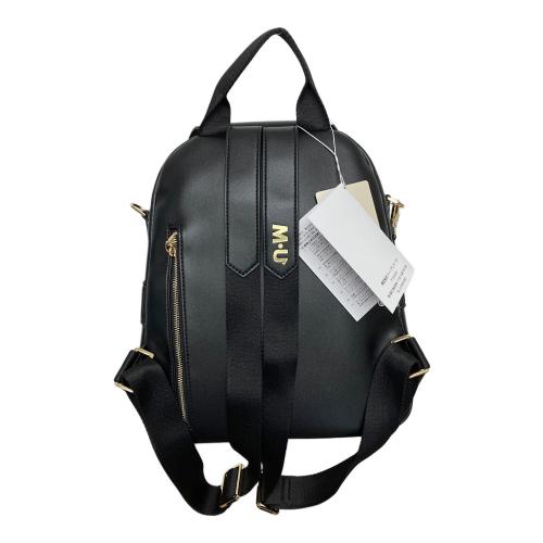 M U SPORTS (エムユースポーツ) デュアルレザービジューロイヤルバックパック 703U2058 ブラック
