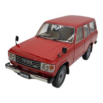 京商 (キョウショウ) 1/18 トヨタ ランドクルーザー 60 レッド KS08956R モデルカー