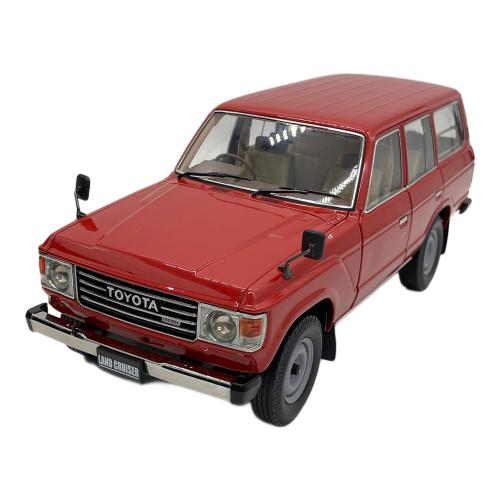 京商 (キョウショウ) 1/18 トヨタ ランドクルーザー 60 レッド KS08956R モデルカー