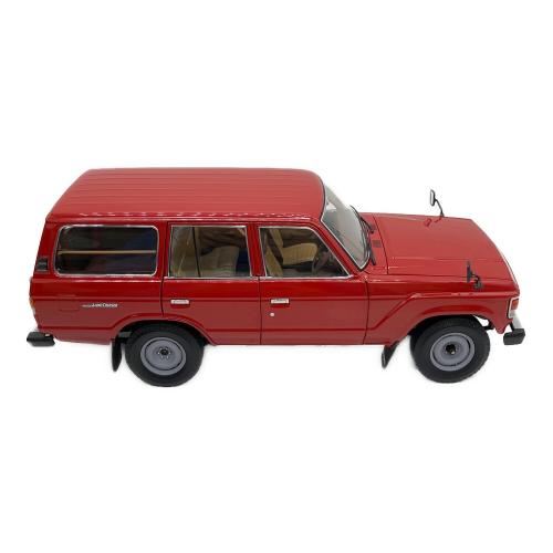 京商 (キョウショウ) 1/18 トヨタ ランドクルーザー 60 レッド KS08956R モデルカー