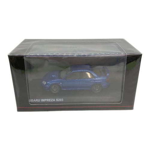 京商 (キョウショウ) 1/43 スバル インプレッサ S203 ブルー 完成品ミニカー KSR43115BL モデルカー