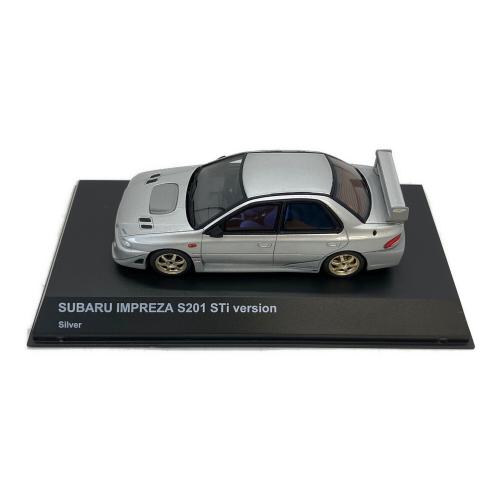 京商 (キョウショウ) 1/43 スバル インプレッサ S201 (シルバー) 完成品ミニカー KSR43117S モデルカー