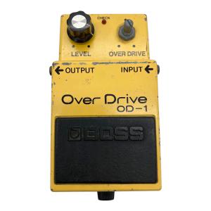 BOSS (ボス) オーバードライブ OD-1 シリアル124600 オペアンプ：NEC C4558C 全角ハイフン 黒ネジ