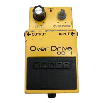 BOSS (ボス) オーバードライブ OD-1 シリアル124600 オペアンプ：NEC C4558C 全角ハイフン 黒ネジ