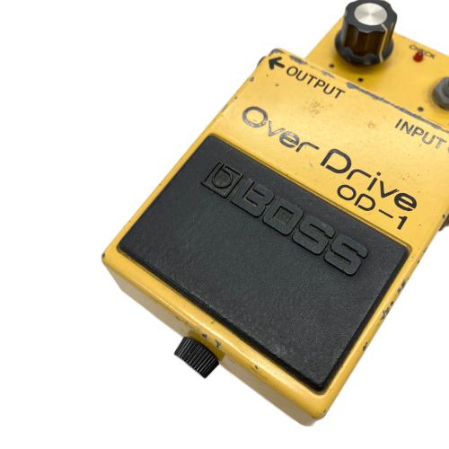 BOSS (ボス) オーバードライブ OD-1 シリアル124600 オペアンプ：NEC C4558C 全角ハイフン 黒ネジ