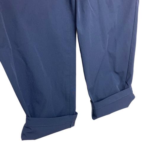 M U SPORTS (エムユースポーツ) ハイテンションバイカラースリムフィットパンツ 801J1552 レディース SIZE 42 ネイビー