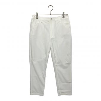 M U SPORTS (エムユースポーツ) ヨークロゴ入りスリムフィットパンツ 801J1556W レディース SIZE 44 ホワイト
