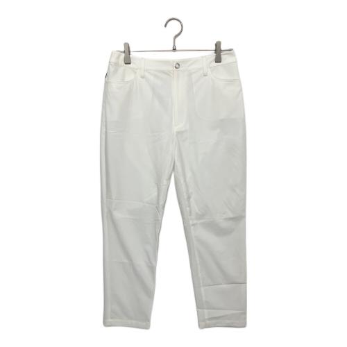 M U SPORTS (エムユースポーツ) ヨークロゴ入りスリムフィットパンツ 801J1556W レディース SIZE 44 ホワイト