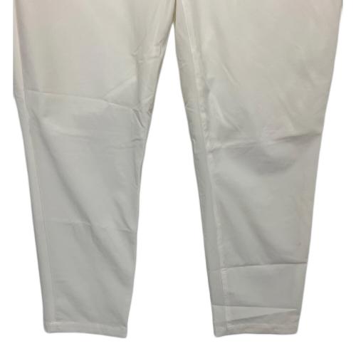 M U SPORTS (エムユースポーツ) ヨークロゴ入りスリムフィットパンツ 801J1556W レディース SIZE 44 ホワイト