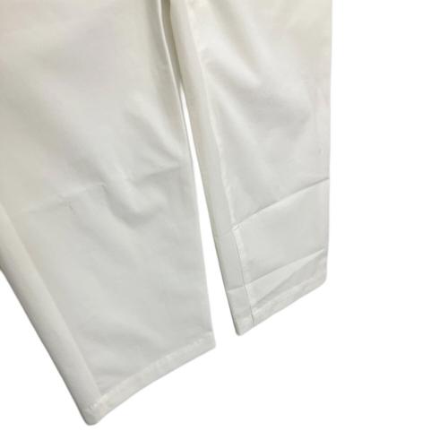 M U SPORTS (エムユースポーツ) ヨークロゴ入りスリムフィットパンツ 801J1556W レディース SIZE 44 ホワイト