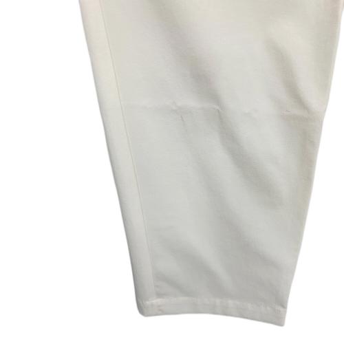 M U SPORTS (エムユースポーツ) ヨークロゴ入りスリムフィットパンツ 801J1556W レディース SIZE 44 ホワイト