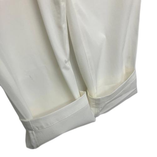 M U SPORTS (エムユースポーツ) ヨークロゴ入りスリムフィットパンツ 801J1556W レディース SIZE 44 ホワイト