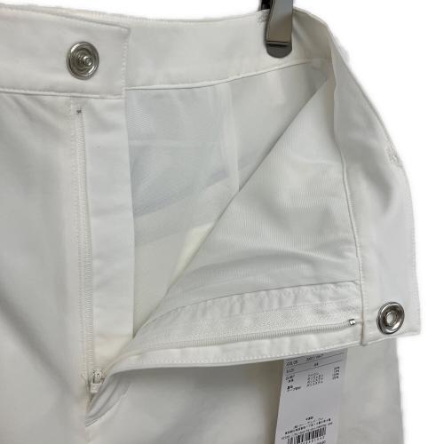 M U SPORTS (エムユースポーツ) ヨークロゴ入りスリムフィットパンツ 801J1556W レディース SIZE 44 ホワイト