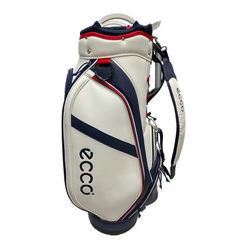 ECCO (エコー) キャディバッグ ホワイト×ネイビー