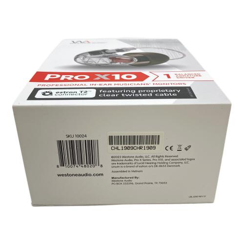 WESTINEAUDUI イヤホン WA-UM-PRO-X10