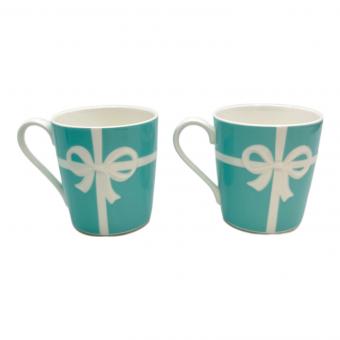 TIFFANY & Co. (ティファニー) マグカップ ブルーリボン
