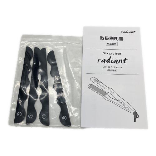 radiant (ラディアント) シルクプロアイロン ラディアント アイロンプレート28mm LM-125-R
