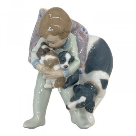 【リヤドロ LLADRO】みんなおねんね 子犬と少年 1987年製 フィギュリン LLADRO (リヤドロ) フィギュリン みんなおねんね｜トレファクONLINE