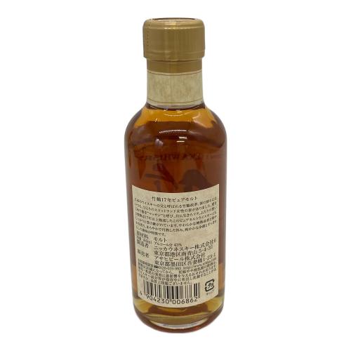 NIKKA ニッカ 竹鶴 ジャパニーズウィスキー 17年  180ml