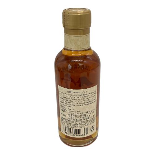 NIKKA ニッカ 竹鶴 ジャパニーズウィスキー 17年 180ml